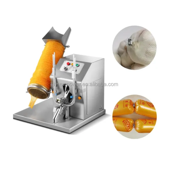 Automatic Commercial Aluminum Sausage Clipping and Sealing Machine