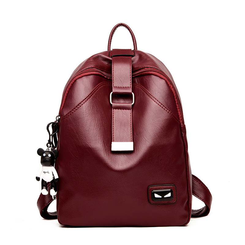 Wholesale genuine leather backpack for girl