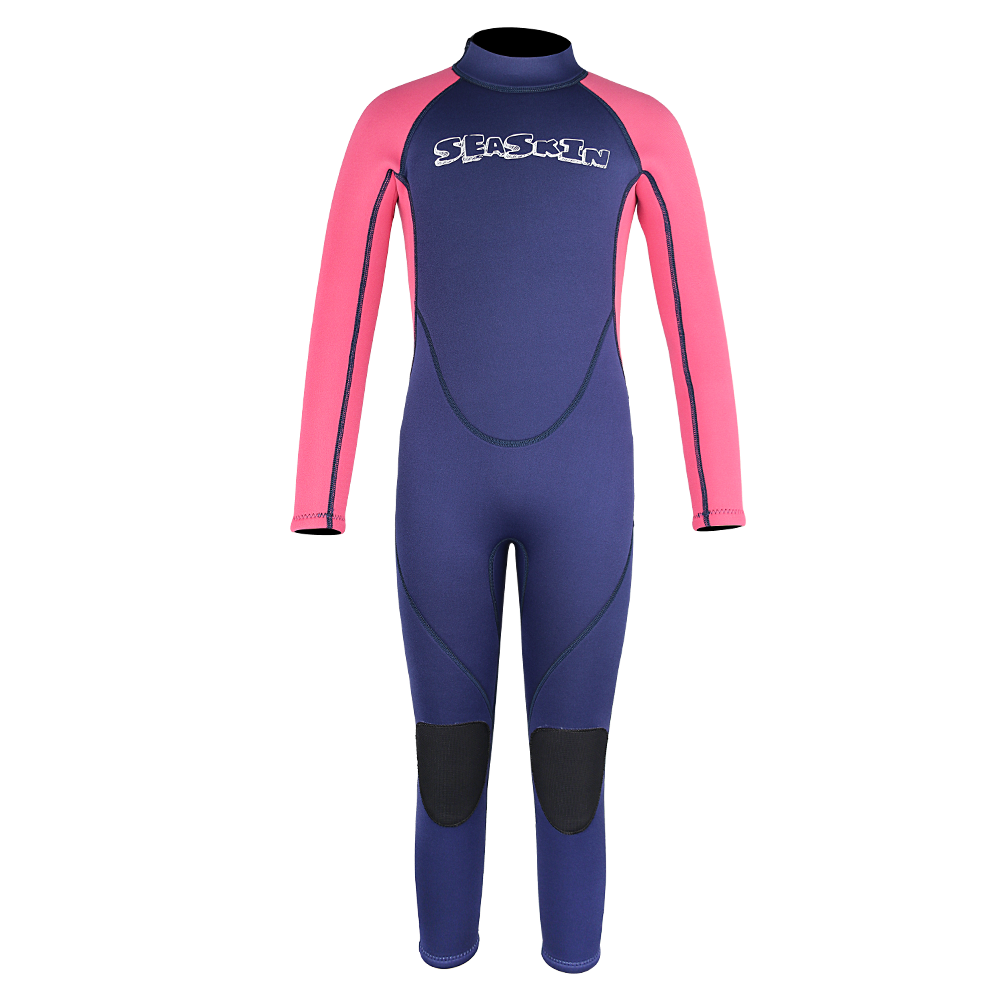 Seaskin Back Zip Girls Diving Wetsuit