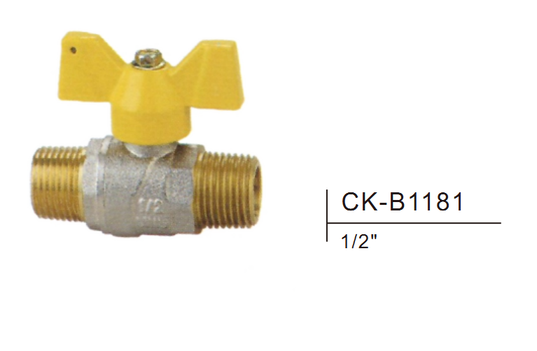 Valve à gaz en laiton CK-B1181 1/2 "