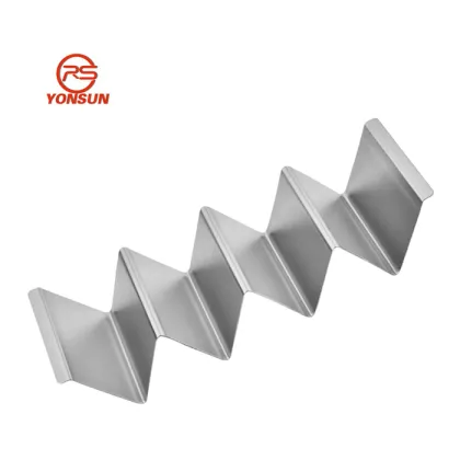 Wavy Shape 430 Stainless Steel Taco Stand Soporte De Taco Pancake Tray Serving Plates Kitchen Gadgets Taco Holder