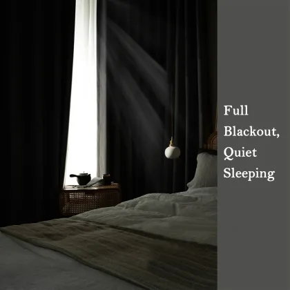Wholesale Super Thick Blackout Soundproof Curtains: ZSHINE Sliding Curtains for Home and Hotel