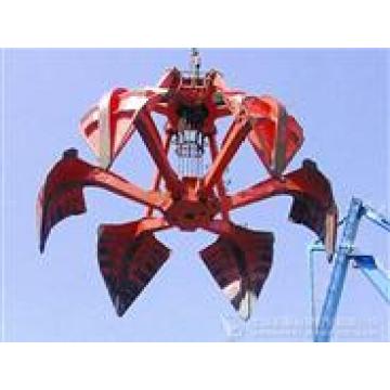 Red Painted Crane Grab