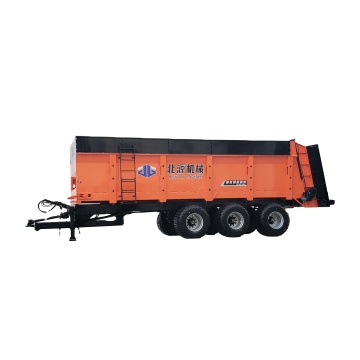 Tractor trailed fertilizer spreader for cattle farm equipment