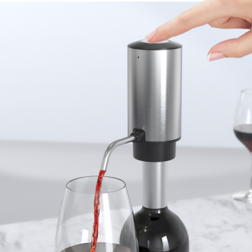 Custom Logo Factory Wholesale Stainless Steel Automatic Wine Aerator Pourer