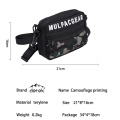 Paquete de cintura impresa de camuflaje Pack de cintura Oxford de moda