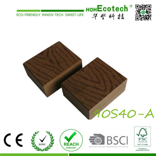 High density wood grain decking composite timber plank wpc