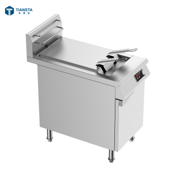 Commercial Single Burner 32L Electric Induction Oil Cooker Deep Fryer