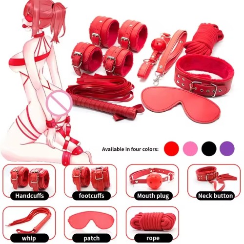 Conjunto de 7 peças de ligação de SM vermelho