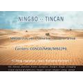 Fret maritime de Ningbo de Tincan