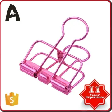 New Design factory supply custom logo metal paper clip