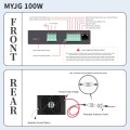 Catu Daya Laser CO2 MYJG100W dengan Tampilan Saat Ini