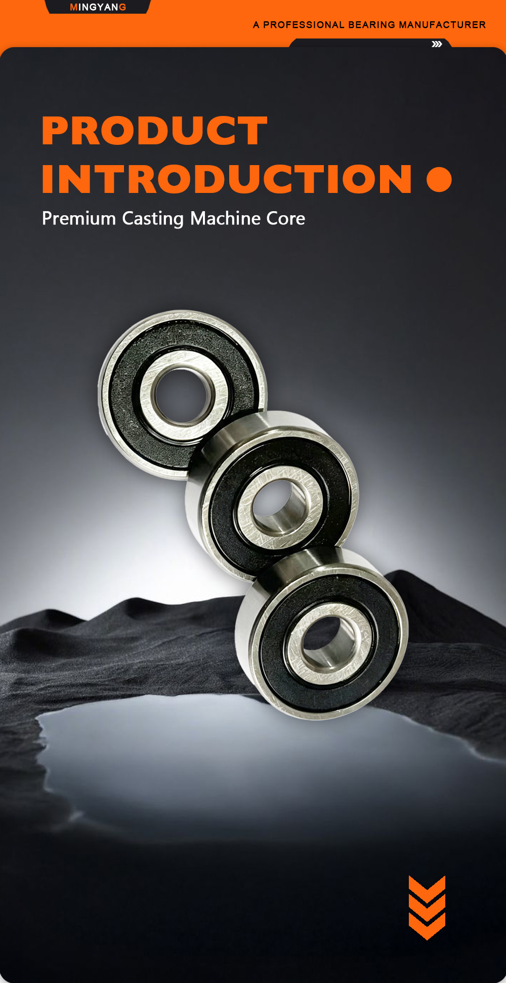 627‑2RS Double Rubber Sealed Ball Bearing x