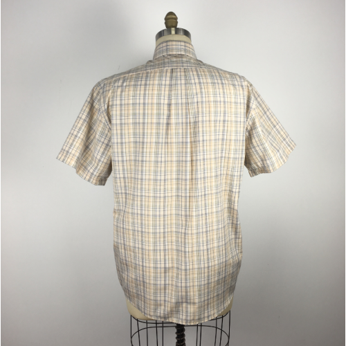 Men's Shirts men's grid casual shirt environmental design shirt Manufactory