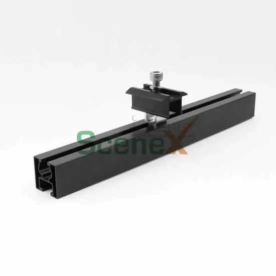 Factory Direct Roof Solar Mounting System: Black Rapid Clamp & Solar Middle Clamp with Bolt Screw