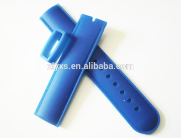 Factory price blue Rubber Watch Band