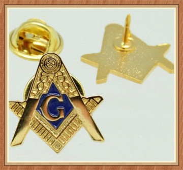 Lodge Square & Compasses Masonic Freemason Lapel Pin Masonic Regalia Masonic Badges