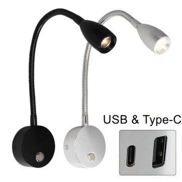 Światła odczytu USB Type -C dla samochodów dostawczych i RV - Akcesoria RV LED 12V
