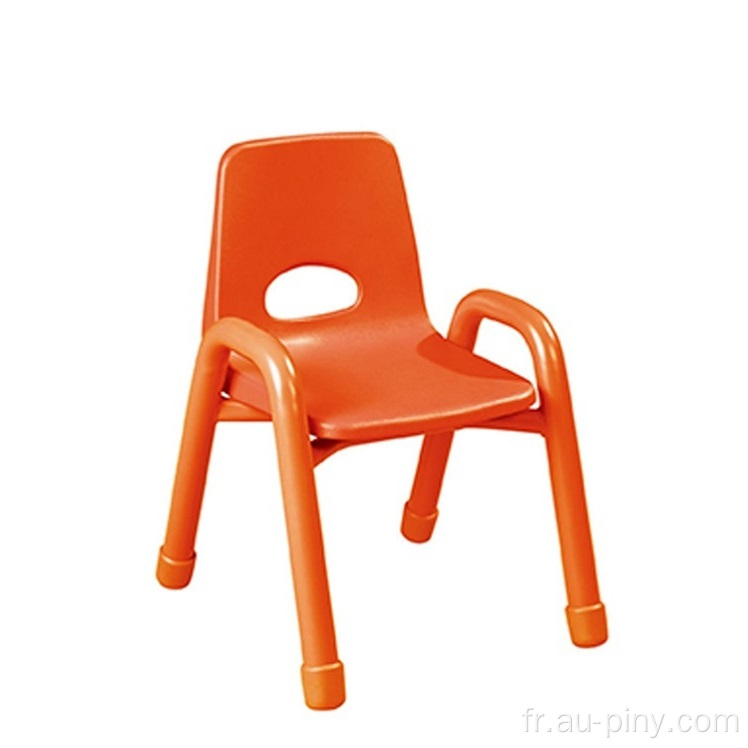 Chaise Kindergarten en plastique empilable en plastique