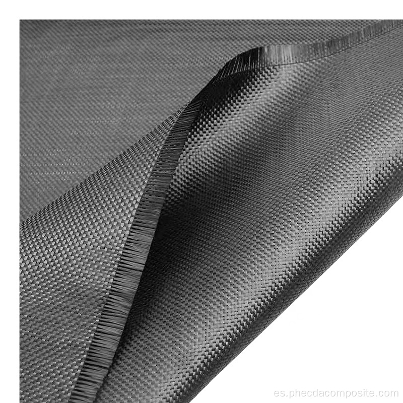 Rollo de tela de fibra de carbono liso de 100 g