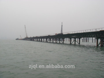 temporary steel pedestrian bridge