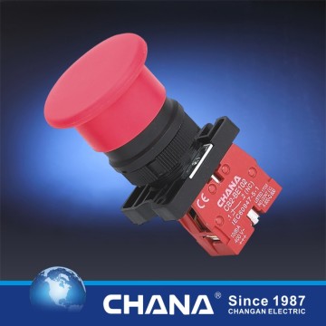 Mushroom Button Spring Return Push Button Switch