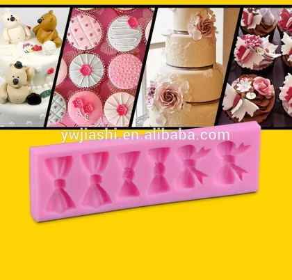 Three kind of bow cake baking