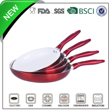 4pcs as seen on tv ceramic fry pan