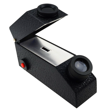Professional Gemological Refractometer with Adjustable Light for Precise Identification of Gemstones (RI Range: 1.30-1.81)