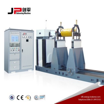 Balancing machine for heavy rotors