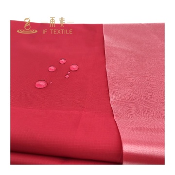 Nylon 70D 210T 0.2 Ripstop Taffeta Bonded with TPU 3K/3K Waterproof Breathable Puffer Raincoat Fabric