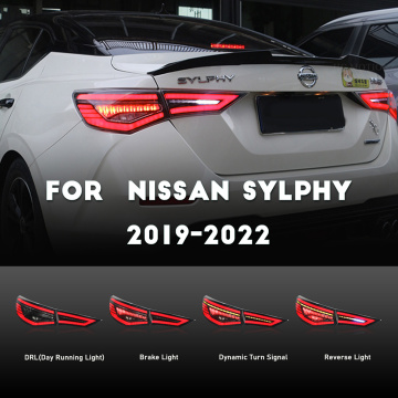 Luzes traseiras de Hcmotionz para Nissan Sylphy/Sentra/Pulsar 2019-2022