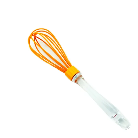 transparent handle Silicone matcha whisk