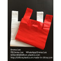 Wholesale Vest Carrier Plastic Shopping Bag for Supermarket Packaging