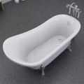 Clawfoot Tub Base Classic Acrylic Clawfoot Bathub مع أربعة أرجل