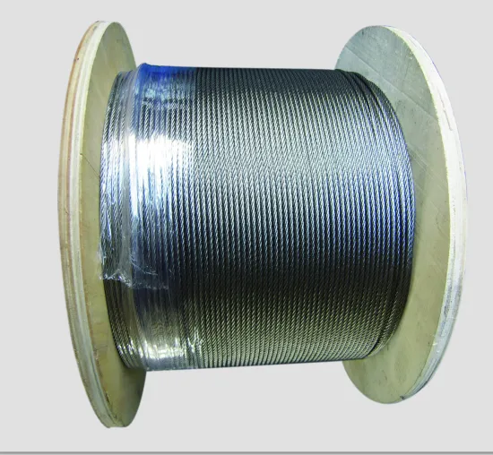 7X7 Dia.1.0mm to 10mm Galvanized steel wire rope