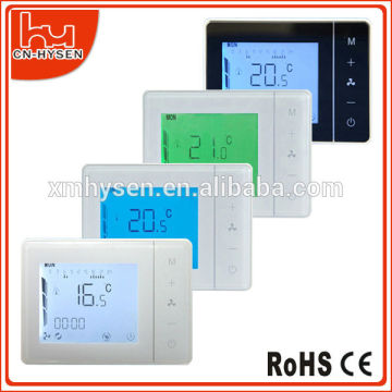 FCU programmable touch screen thermostat