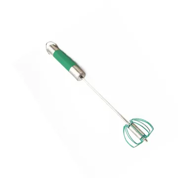 semi-automatic hand press egg beater rotary mixer