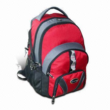 Shoulder Bag with Air Mesh at Back Panel and Two Main Compartments