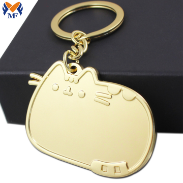 Metal Custom Gold Silver Souvenir Medallion Keychain