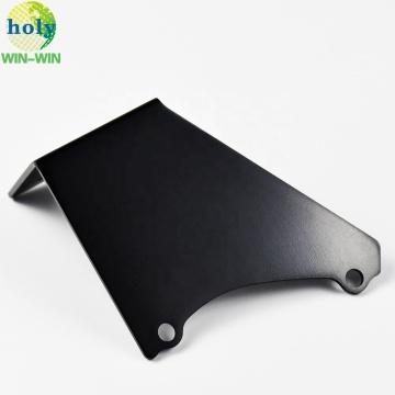 ISO9001 Certified Custom Steel Laser Cut Sheet Metal Fabrication with Glossy Black Electrophoresis Finish for Scooter Parts