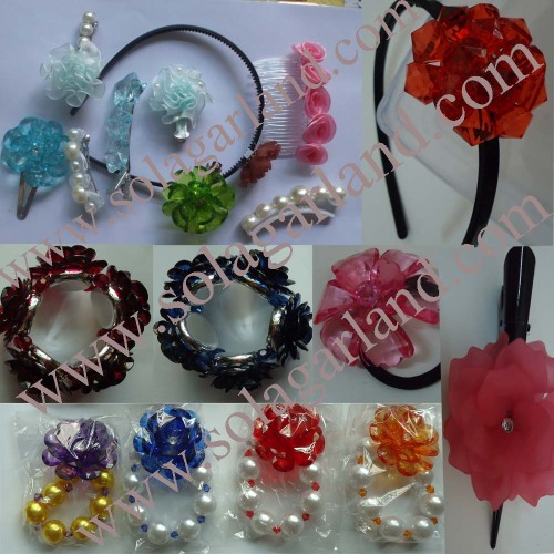 50MM Plastic Crystal Bead Flowers Handmade Artificial Flowers