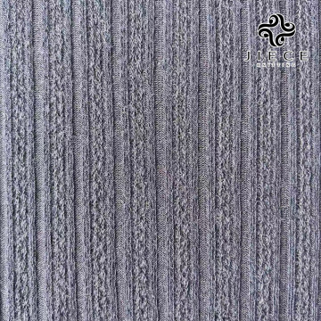Polyester Stretch Coarse Needle Jacquard Fabric
