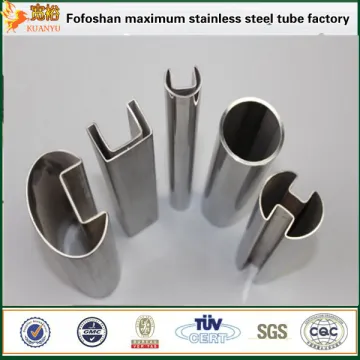 EN 1.4301 slot stainless steel pipes square slotted inox pipes
