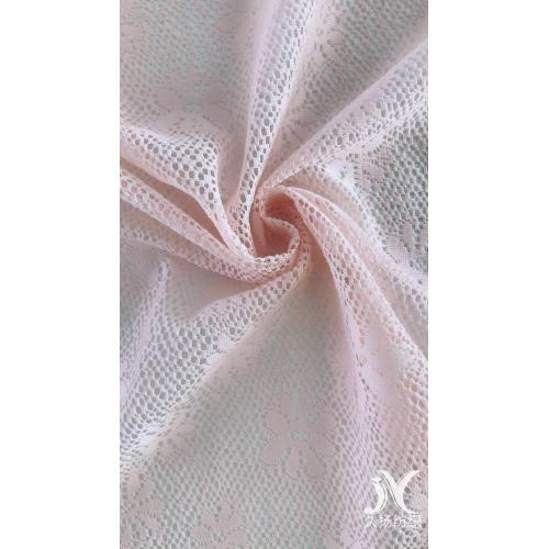 Tissu de dentelle de fleur de polyester