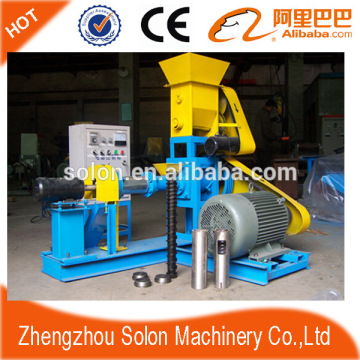 Factory price animal food extruding machine/floating fish feed making machine with CE