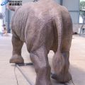 Rhinoceros Ukuran Kehidupan Animatronik