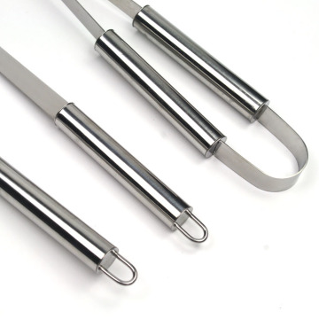 3pcs heavy duty stainless steel BBQ set