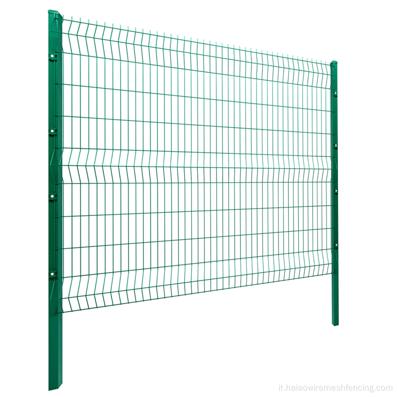 Pannello di recinzione della recinzione del giardino rivestito in PVC