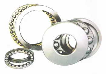 Gcr15 Thrust Ball Bearings 54306 Double Direction , Singel Row